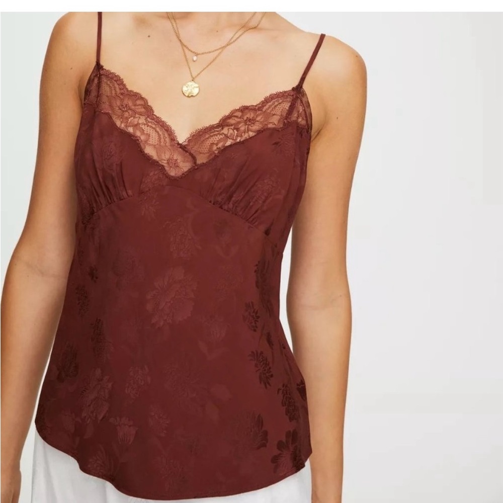Aritzia Wilfred Celine Camisole Rustique